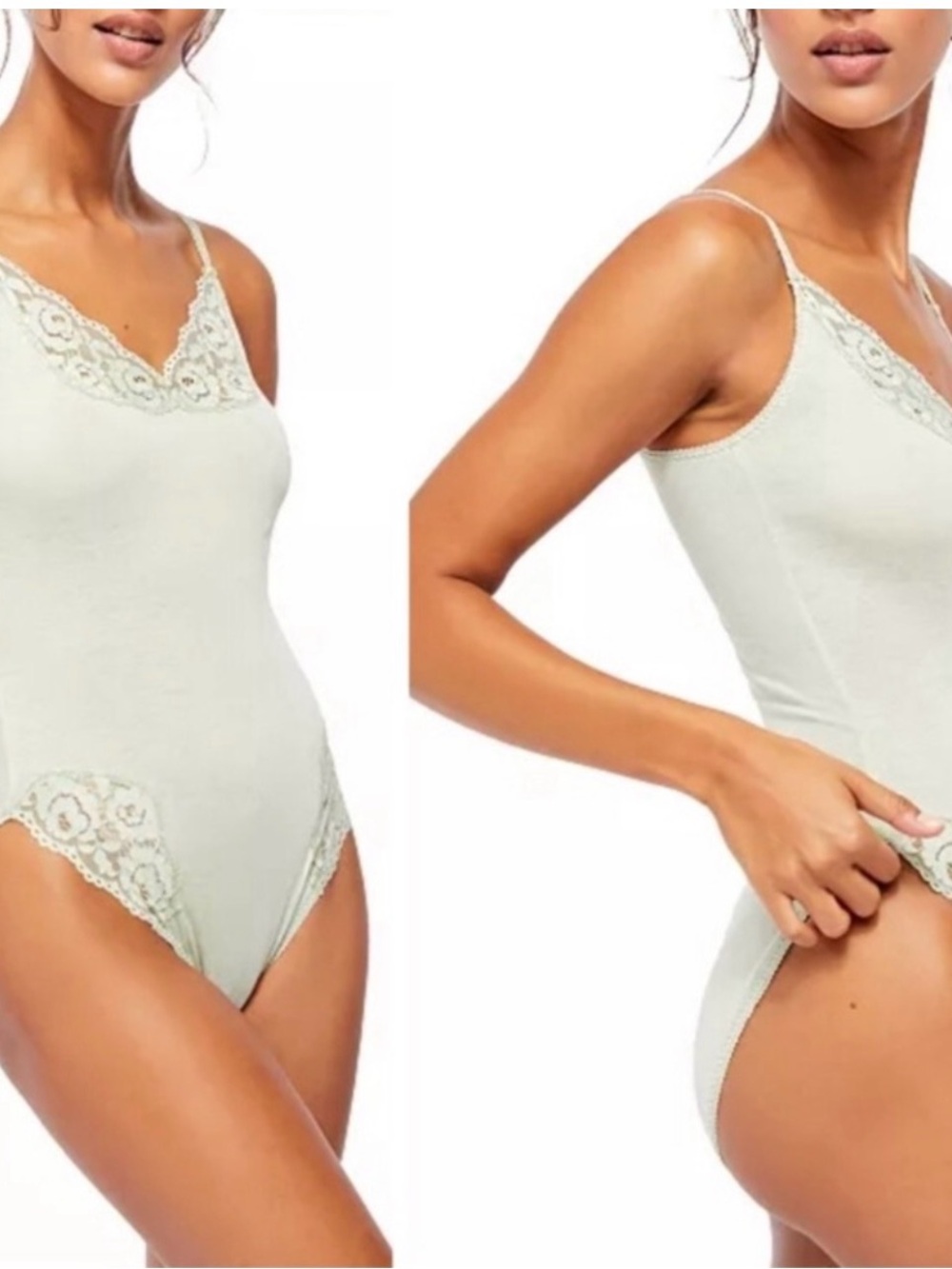 Free People Side of Sass bodysuit.